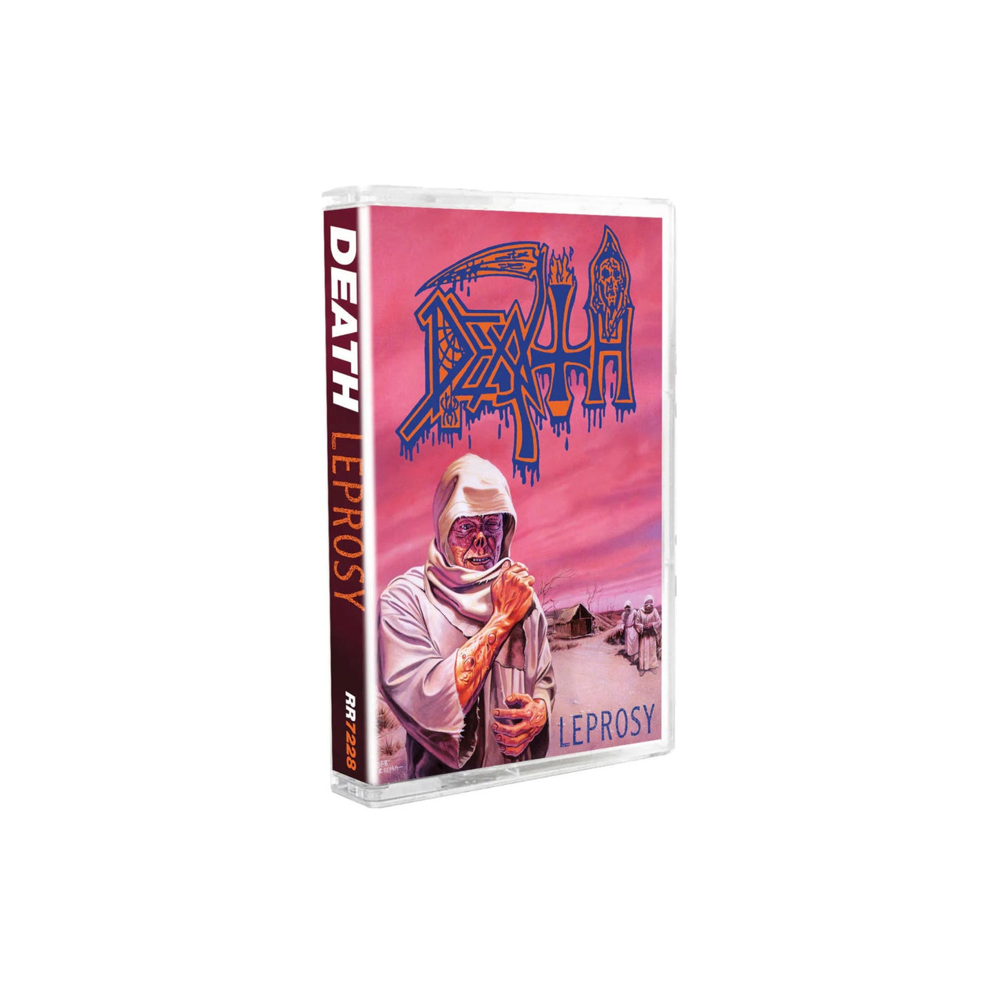 Death - Leprosy cassette tape (2021 orange shell reissue)