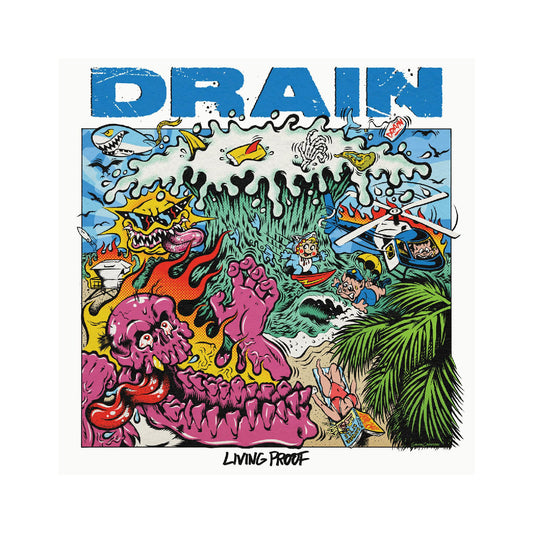 Drain - Living Proof Black LP (black vinyl)