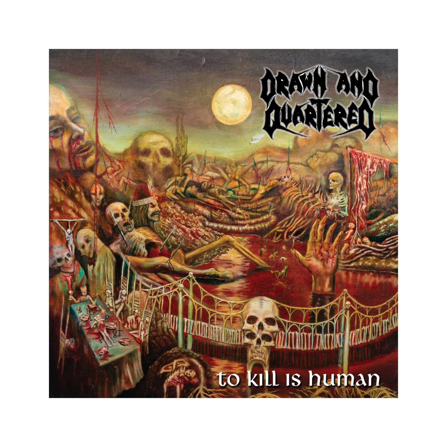 Drawn and Quartered - To Kill is Human LP (color vinyl)