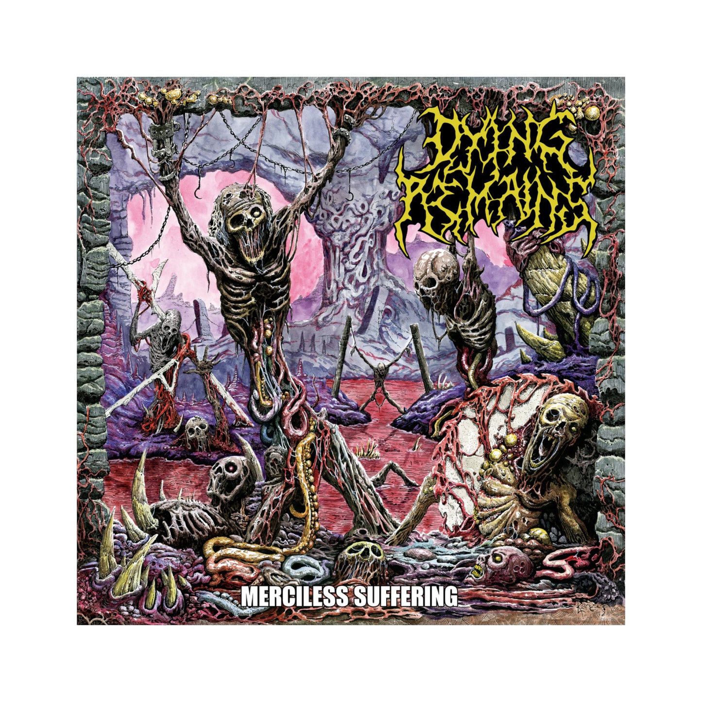 Dying Remains - Merciless Suffering LP (color vinyl)