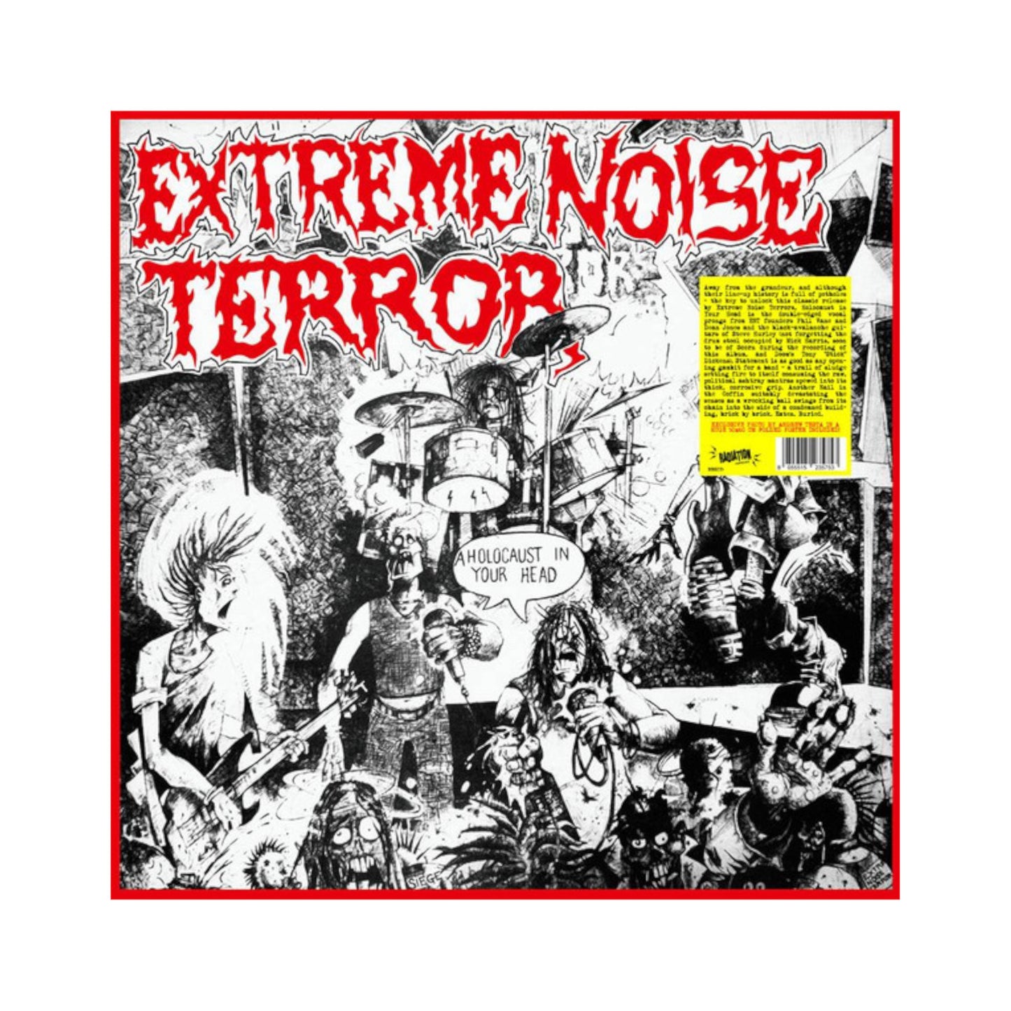 Extreme Noise Terror - A Holocaust in my Head LP (black vinyl)