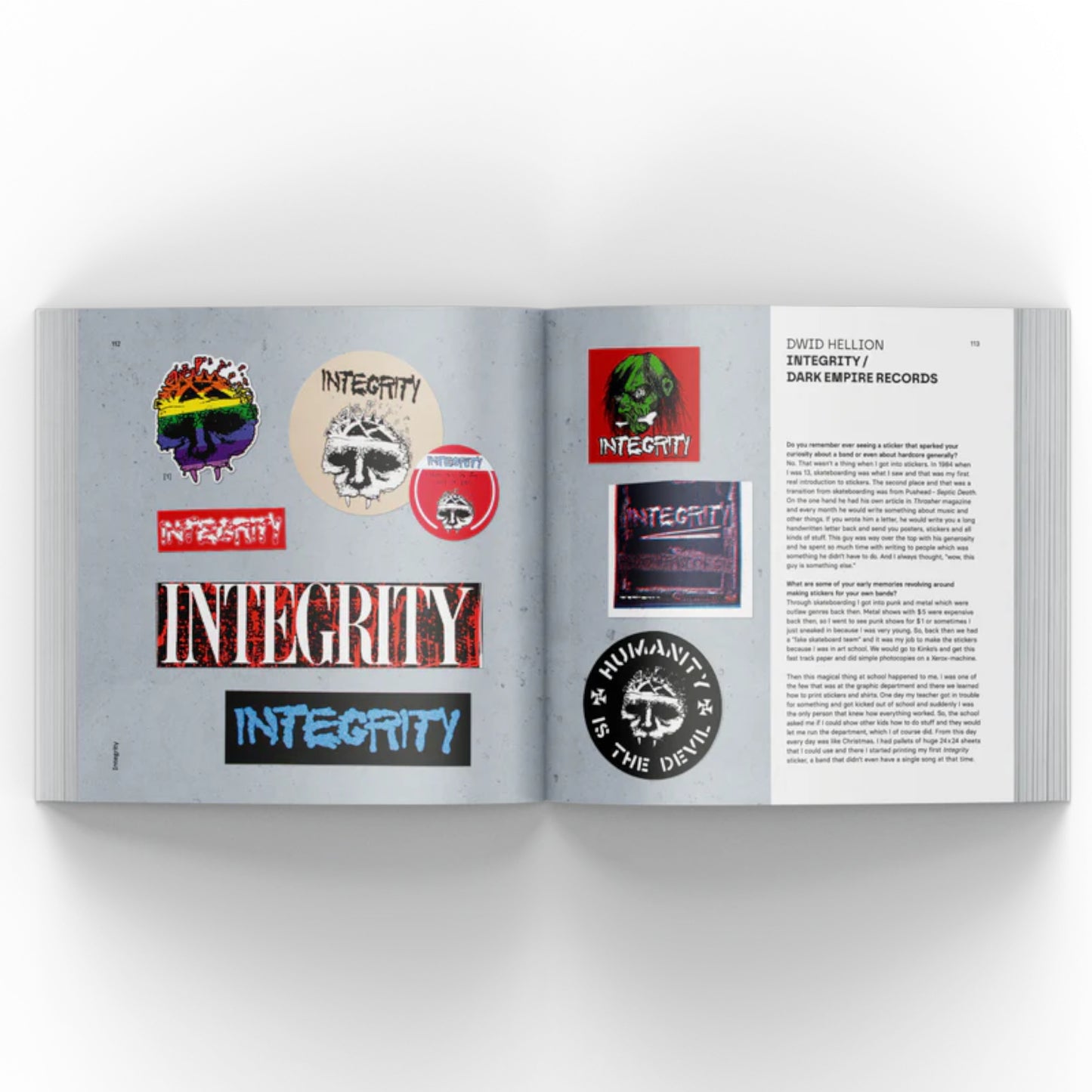 Free Stickers with Every Order: A History of Hardcore Stickers BOOK by Thomas Rackow