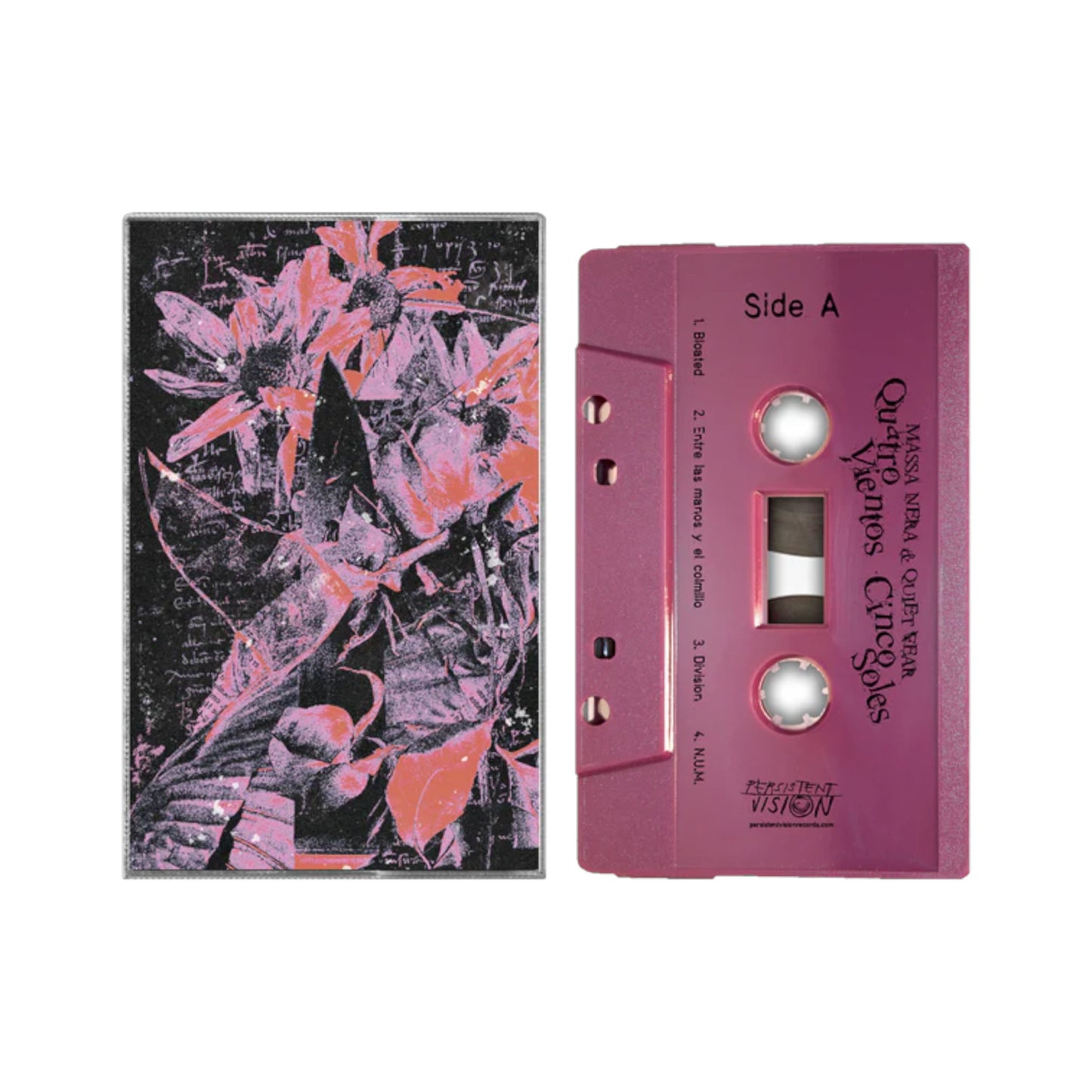 Massa Nera & Quiet Fear – Quatro Vientos / Cinco Soles split cassette tape
