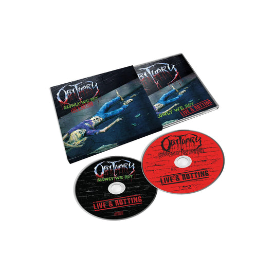 Obituary - Live & Rotting, Slowly We Rot CD & Blu-Ray Bluray