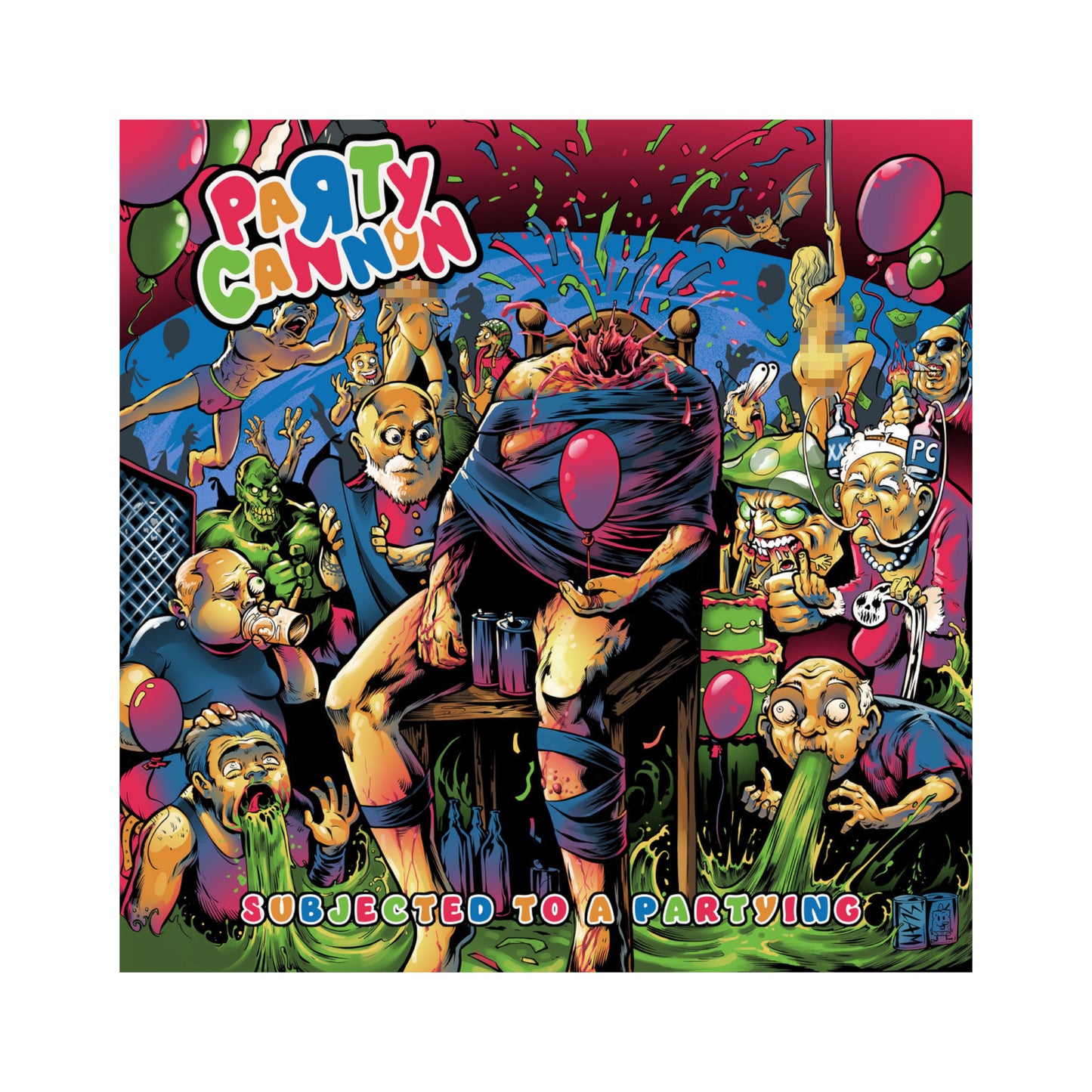 Party Cannon - Subjected to a Partying LP (color vinyl)