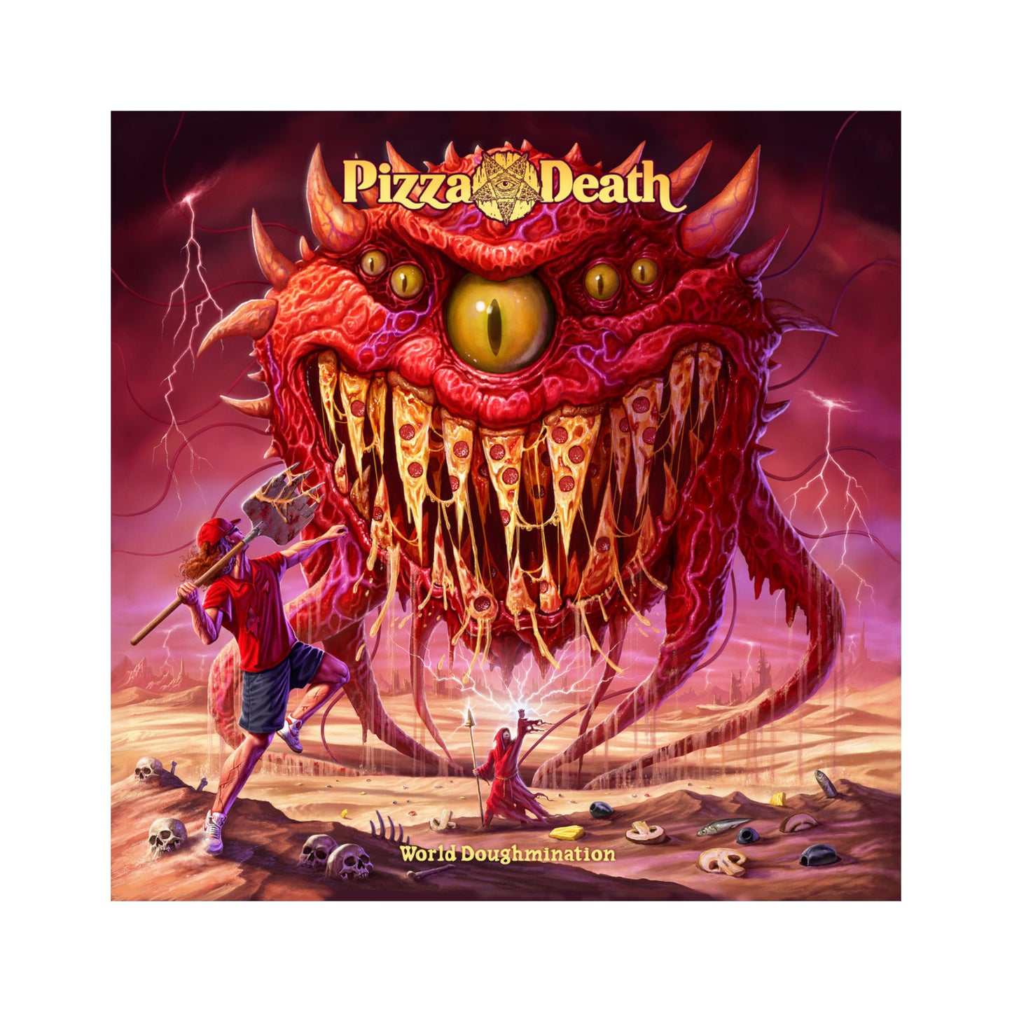 Pizza Death - World Doughmination LP (color vinyl)