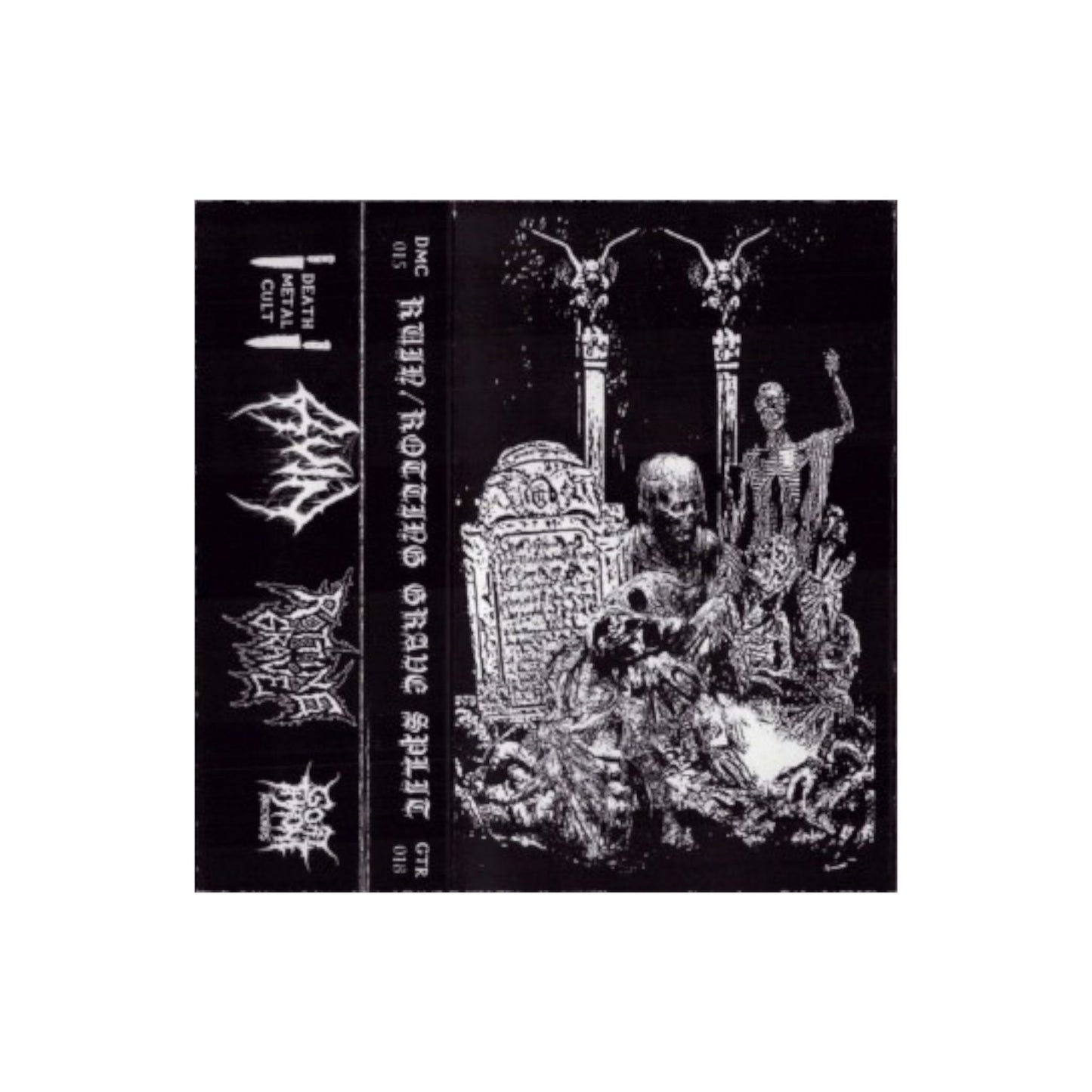 Ruin / Rotting Grave split cassette tape