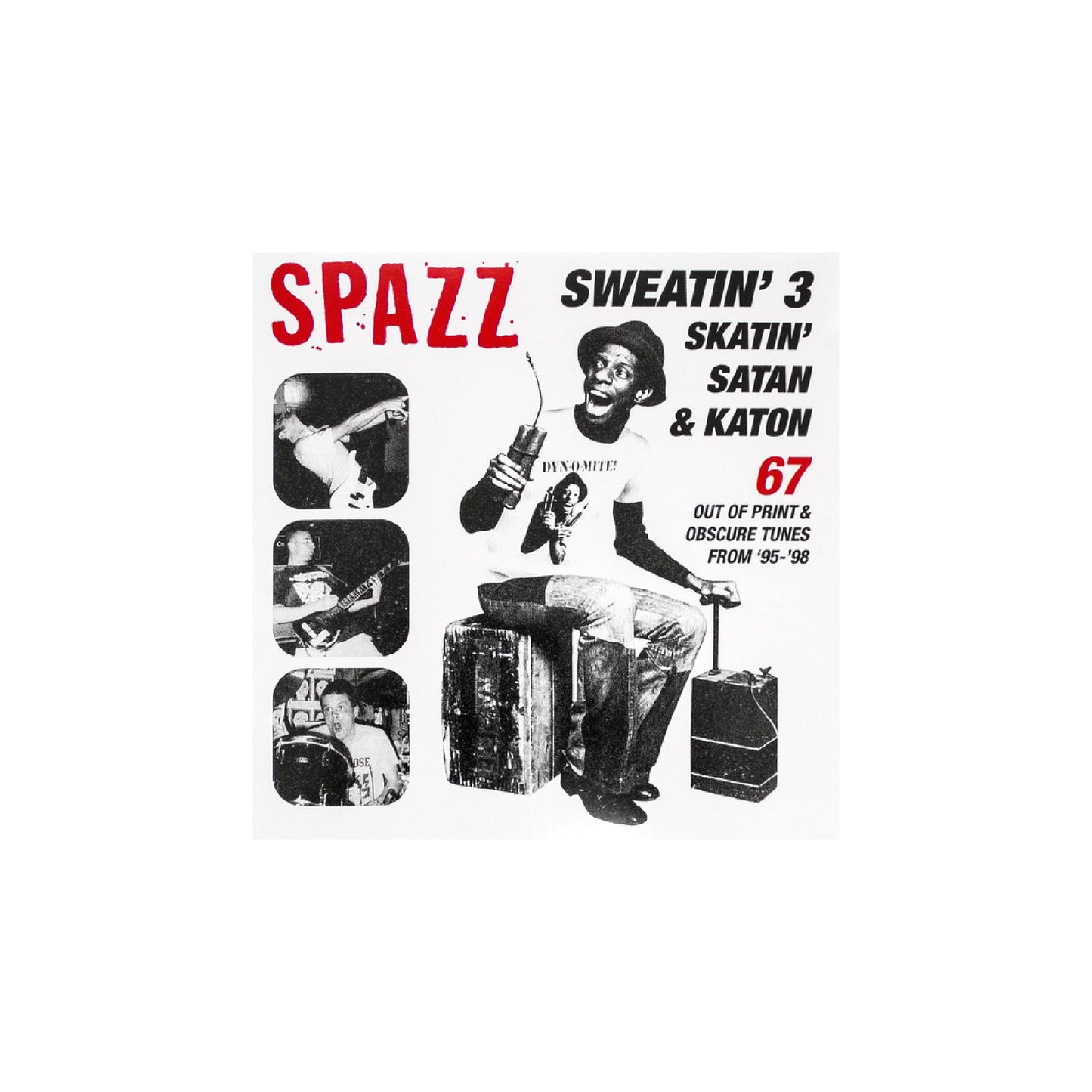 Spazz - Sweatin' 3 Skatin, Satan & Katon CD