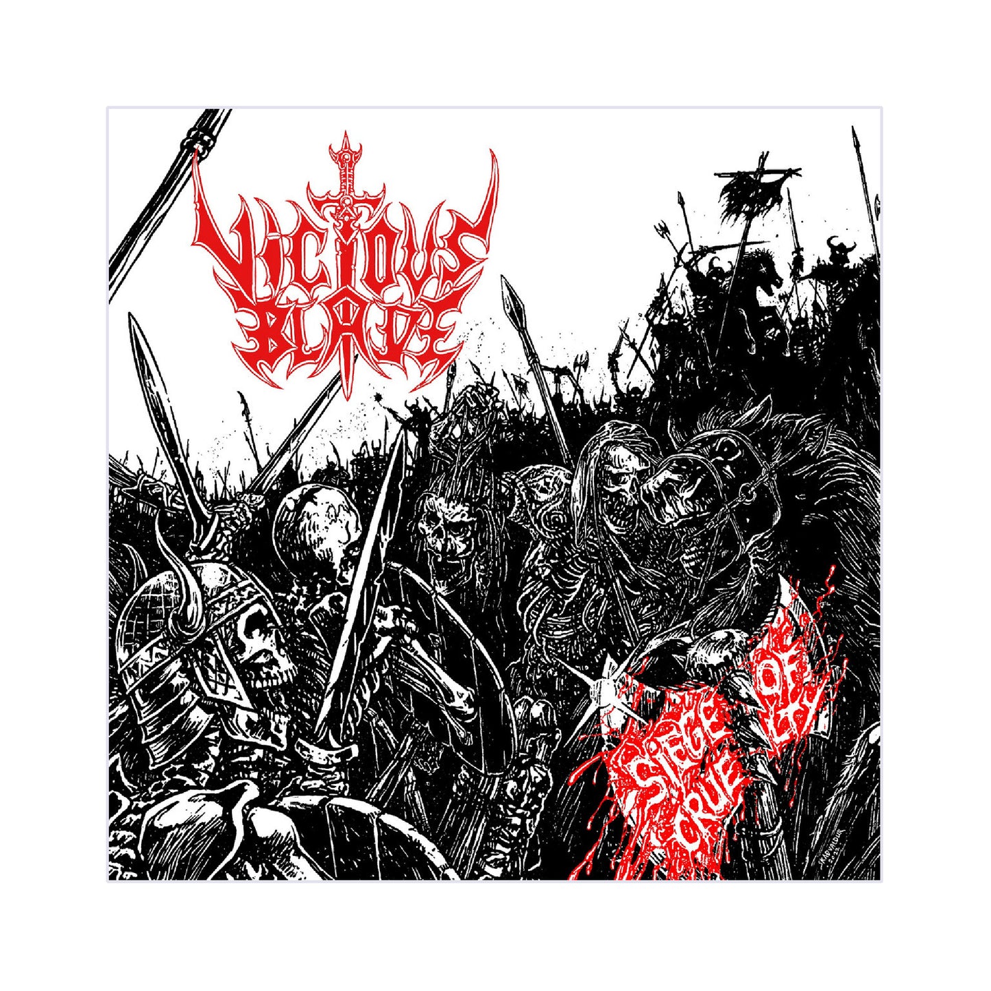 Vicious Blade - Siege of Cruelty LP (color vinyl)