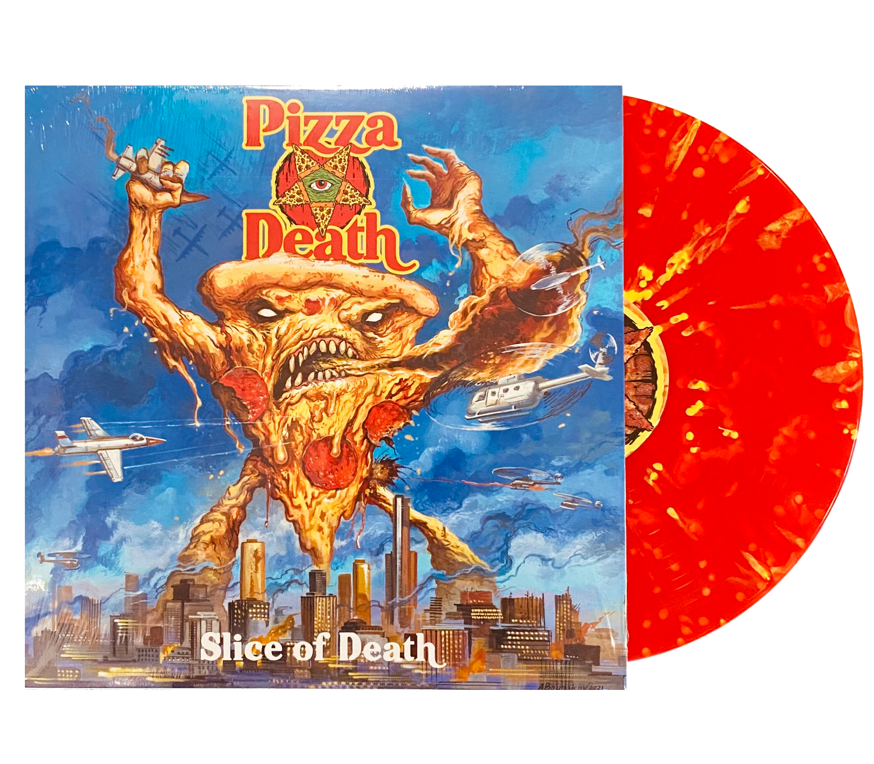 Pizza Death - Slice of Death LP – Heavy and Fast Records & Distro