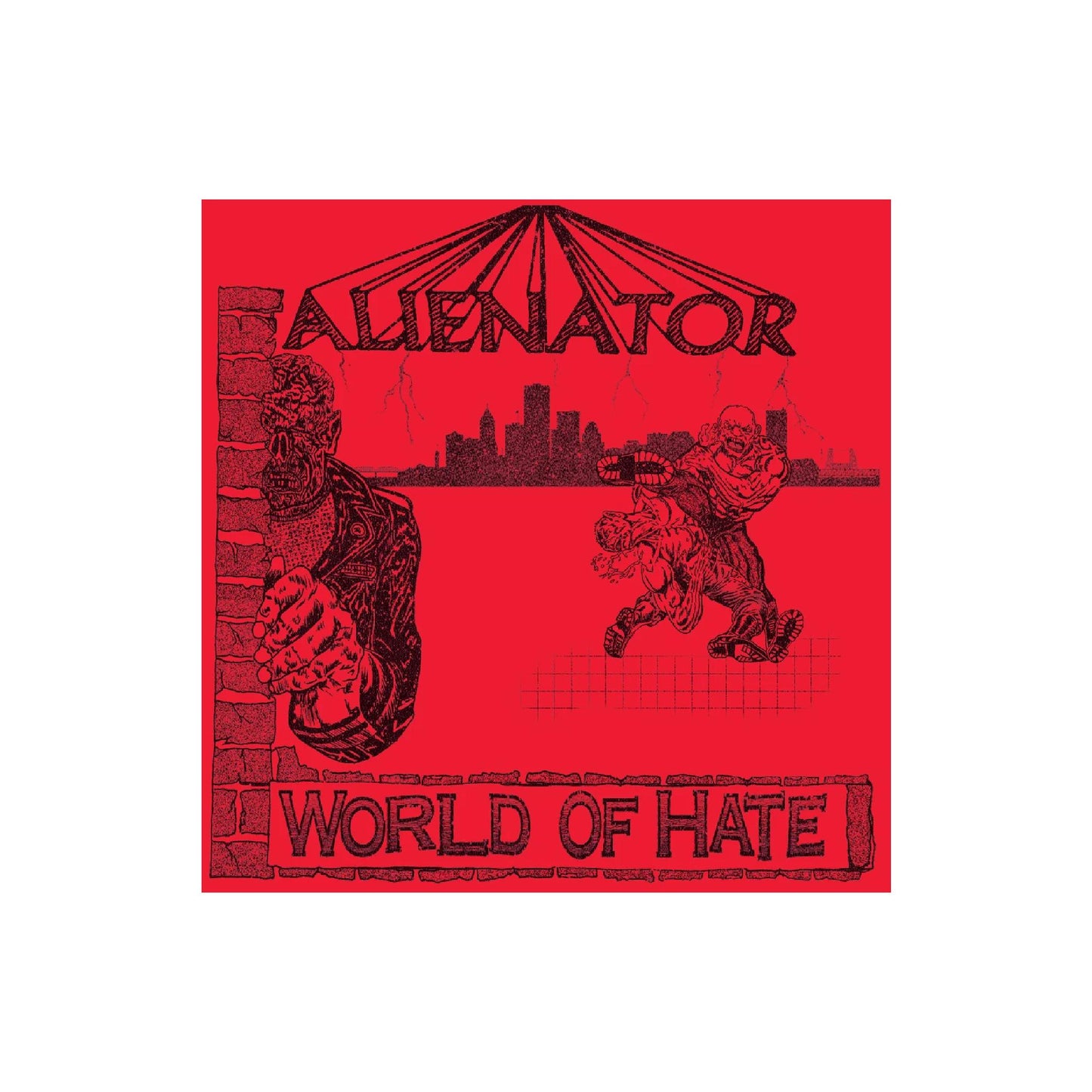 Alienator - World of Hate 7" EP (black vinyl)