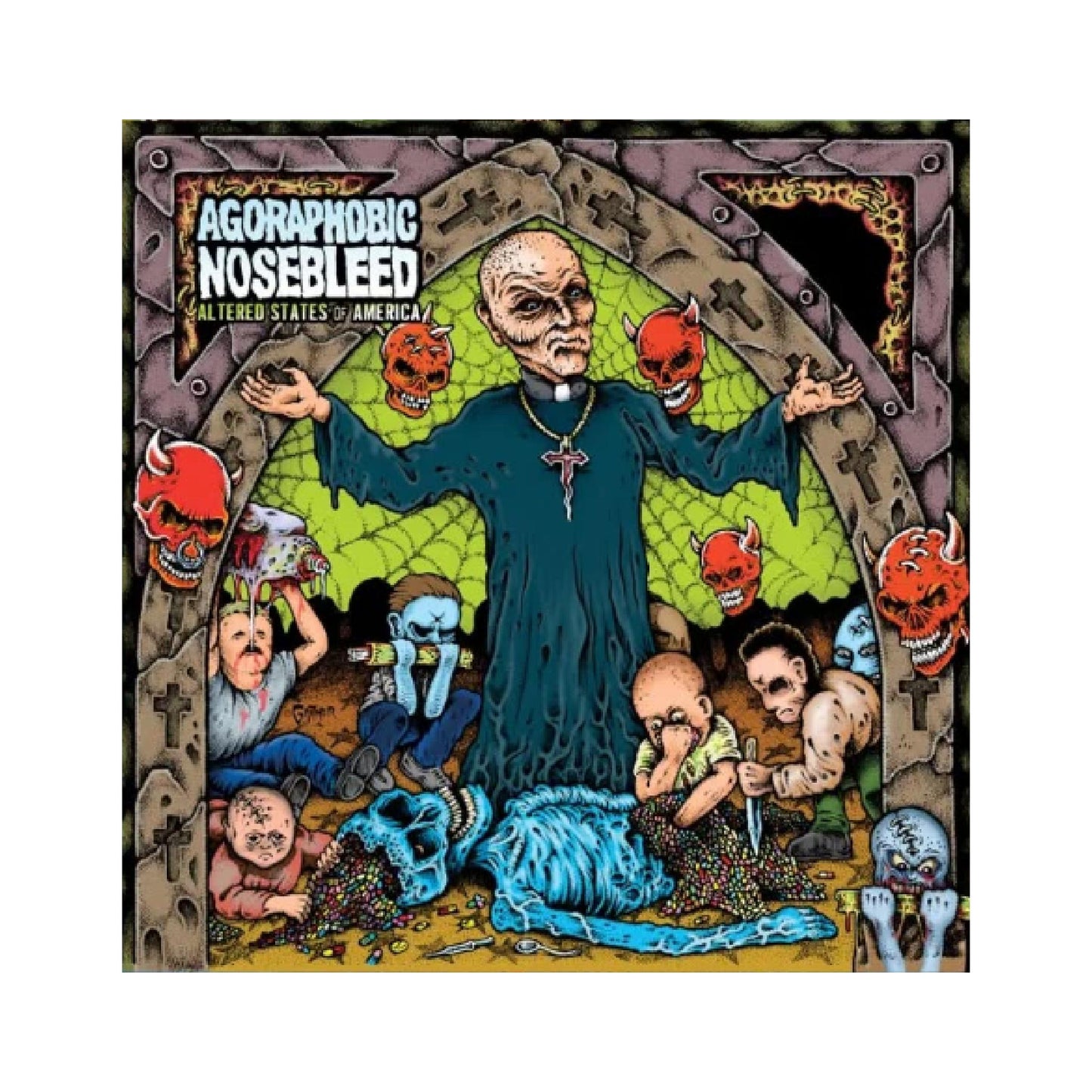 Agoraphobic Nosebleed - Altered States of America LP (color vinyl)