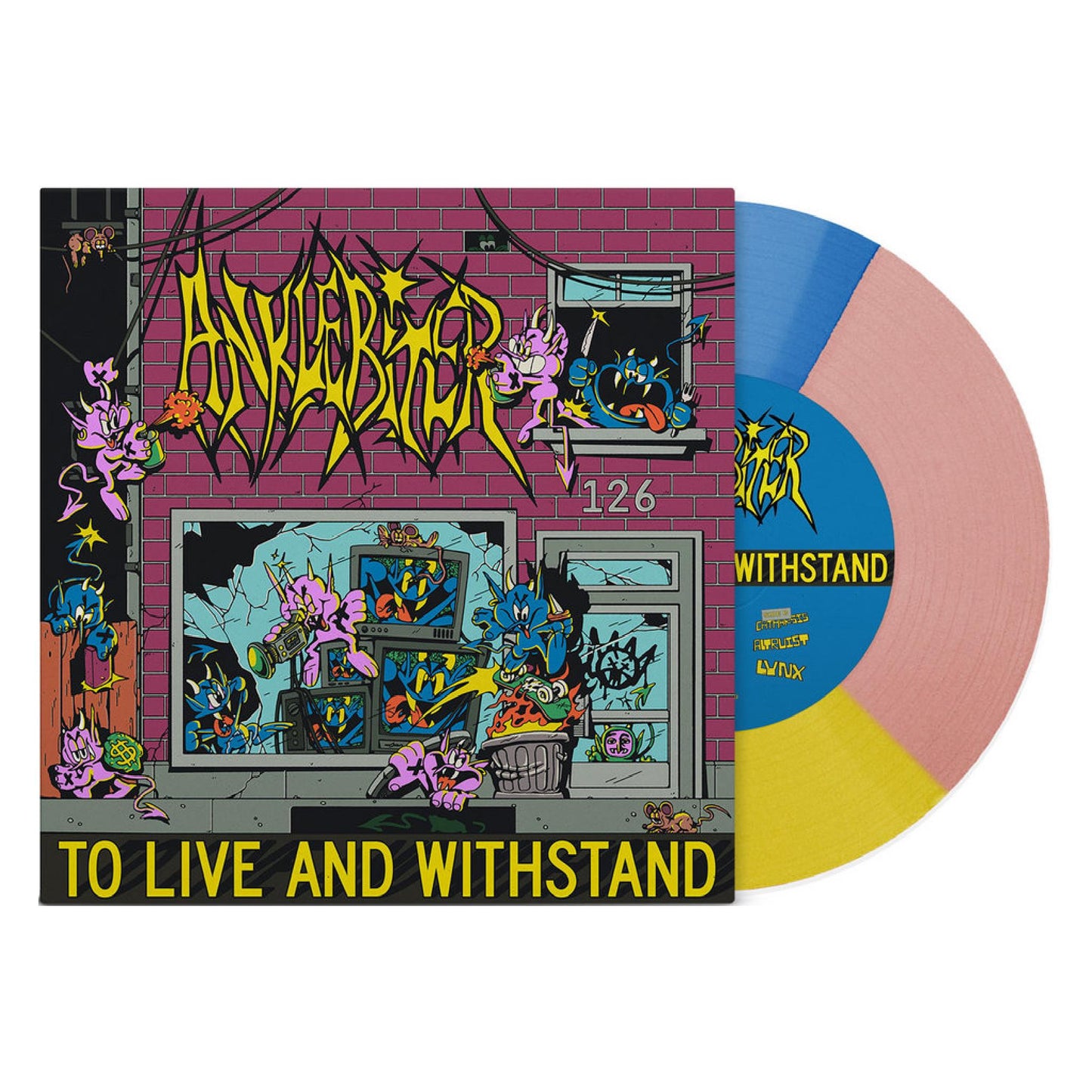 Anklebiter  - To Live and Withstand 7" EP (color vinyl)