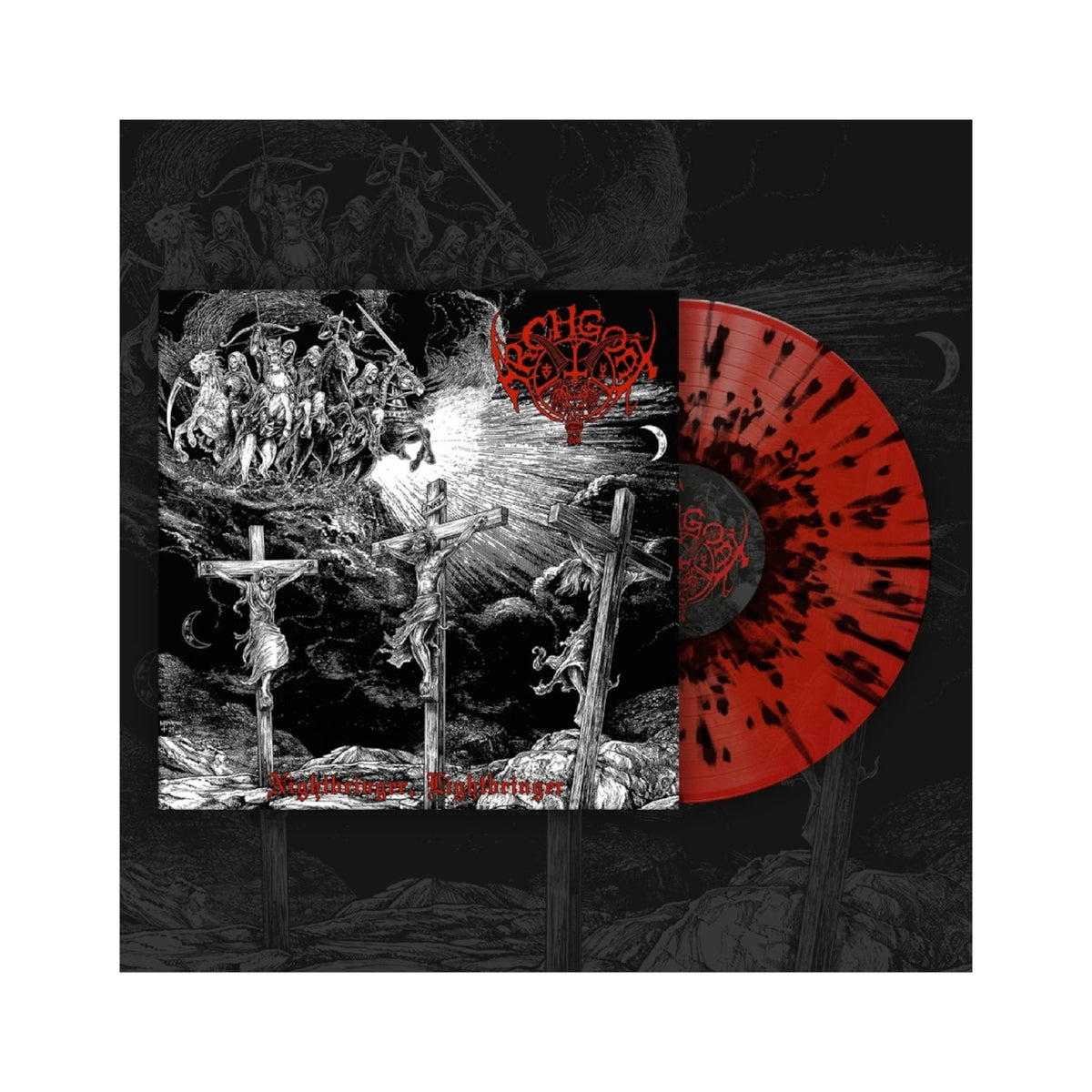 Archgoat - Nightbringer, Lightbringer - LP (red w/ black splatter color vinyl)