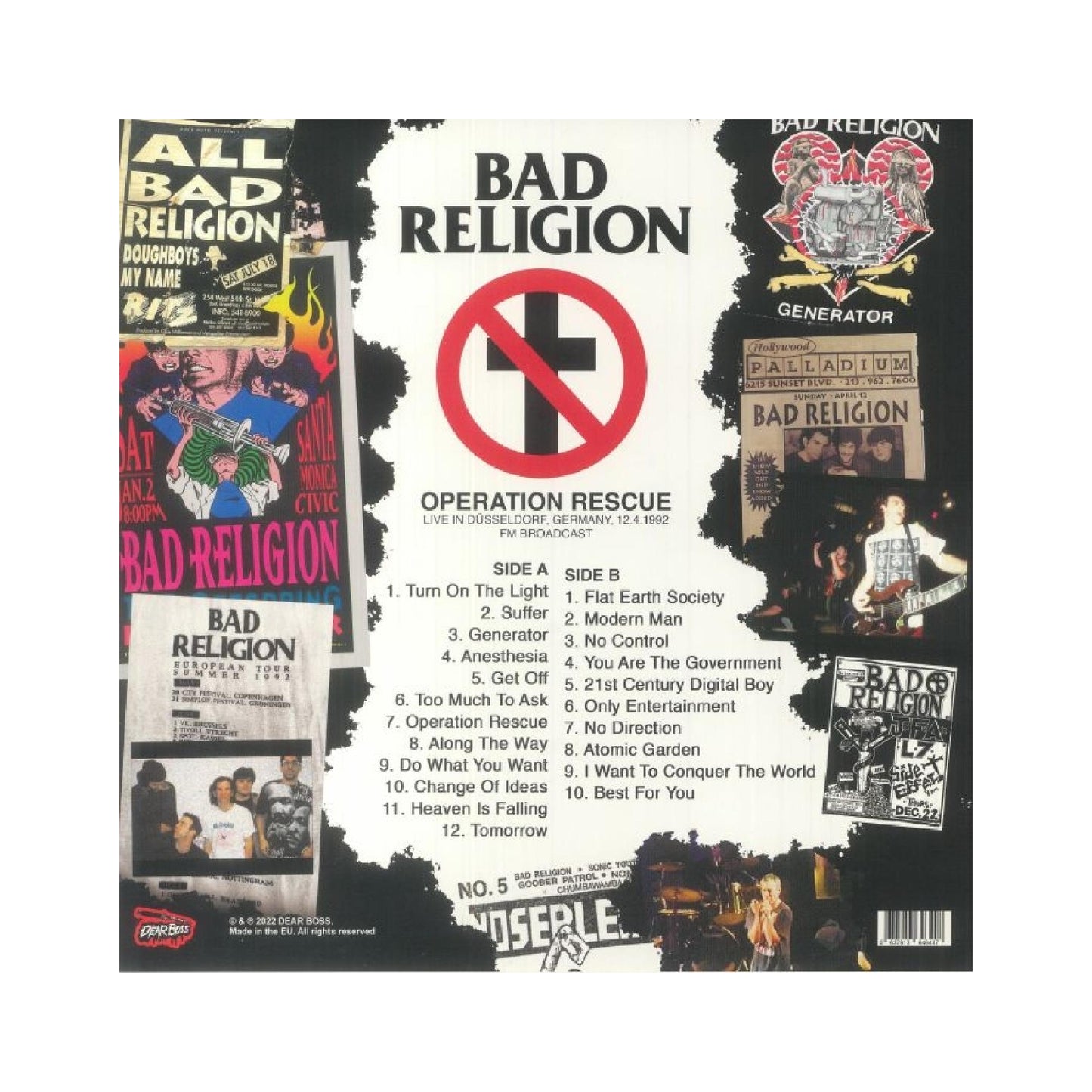 Bad Religion - Operation Rescue: Live in Germany LP (black vinyl)