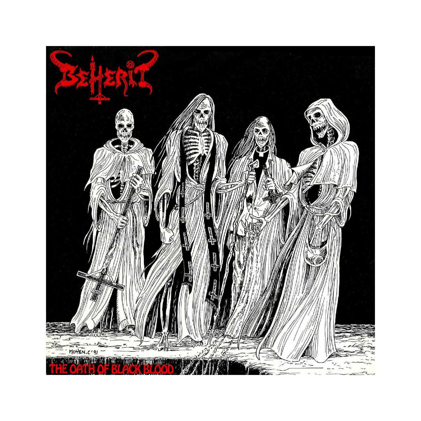 Beherit - The Oath of Black Blood black LP (black vinyl)