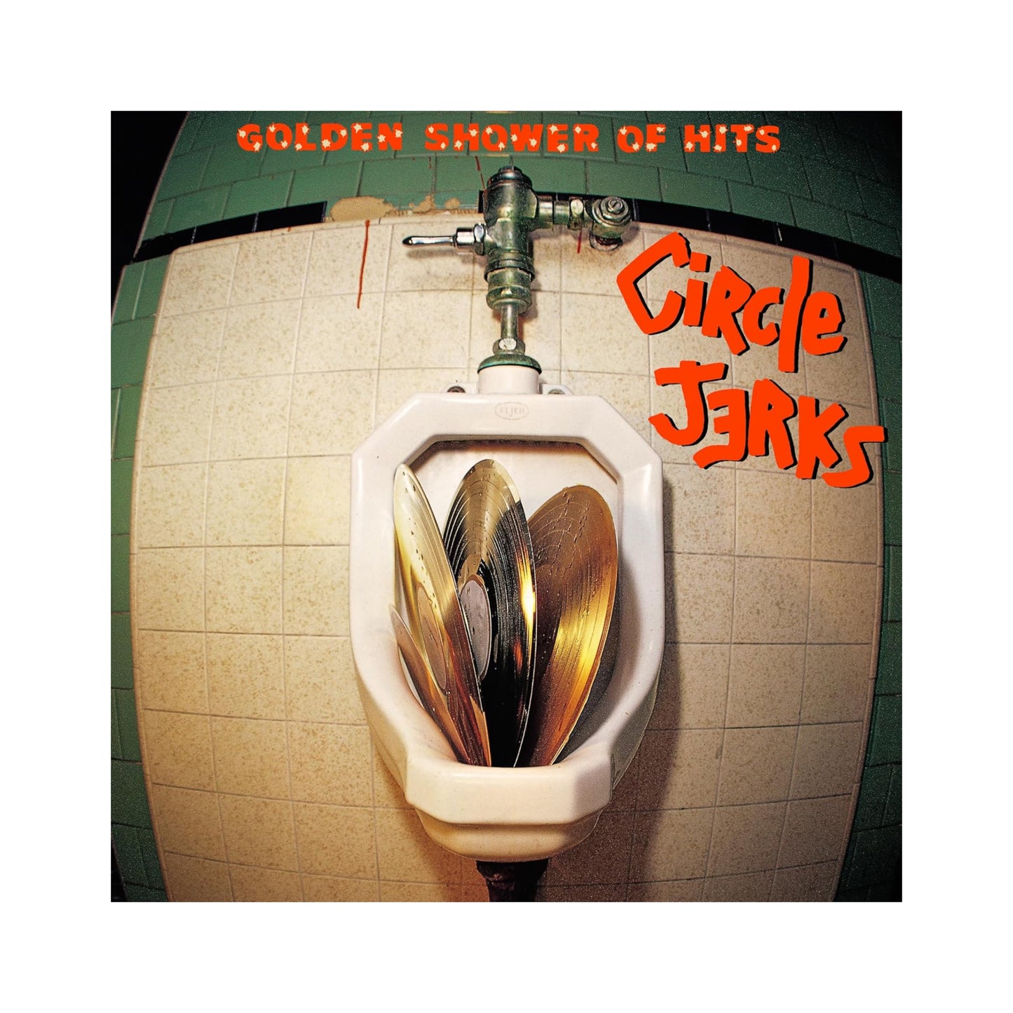 Circle Jerks - Golden Shower of Hits LP (signed + poster + color vinyl)