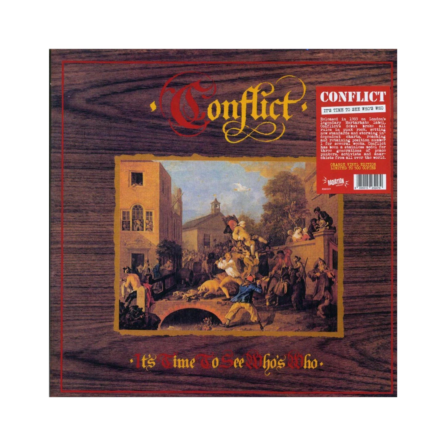 Conflict - It's Time to See Who's Who LP (color vinyl)