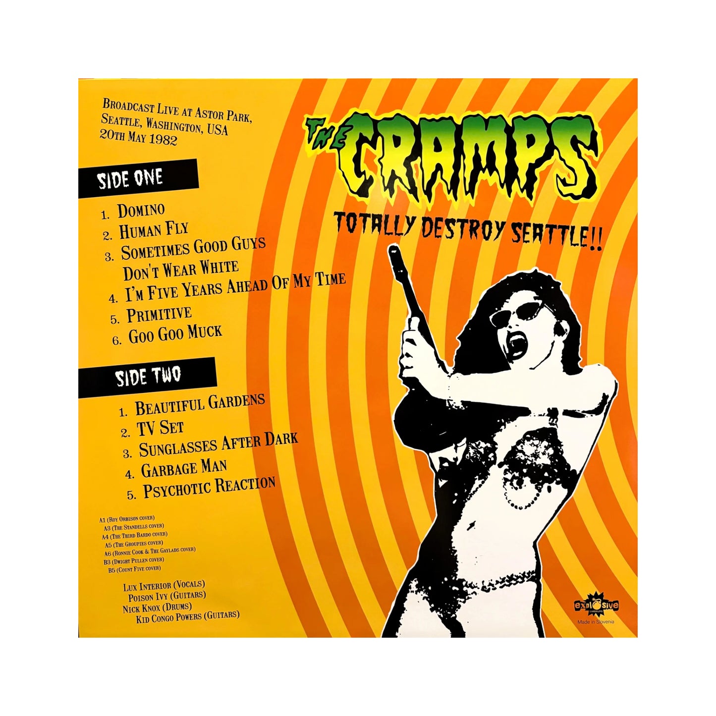The Cramps - Totally Destroy Seattle!! LP (color vinyl)
