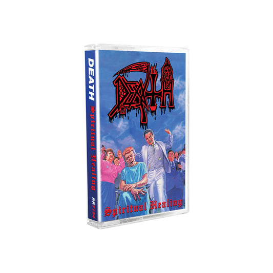 Death - Spiritual Healing cassette tape (2021 blue shell reissue)