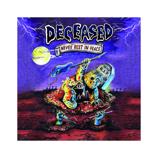 Deceased - Never Rest In Peace LP (Philippino thash, 1988, color vinyl)
