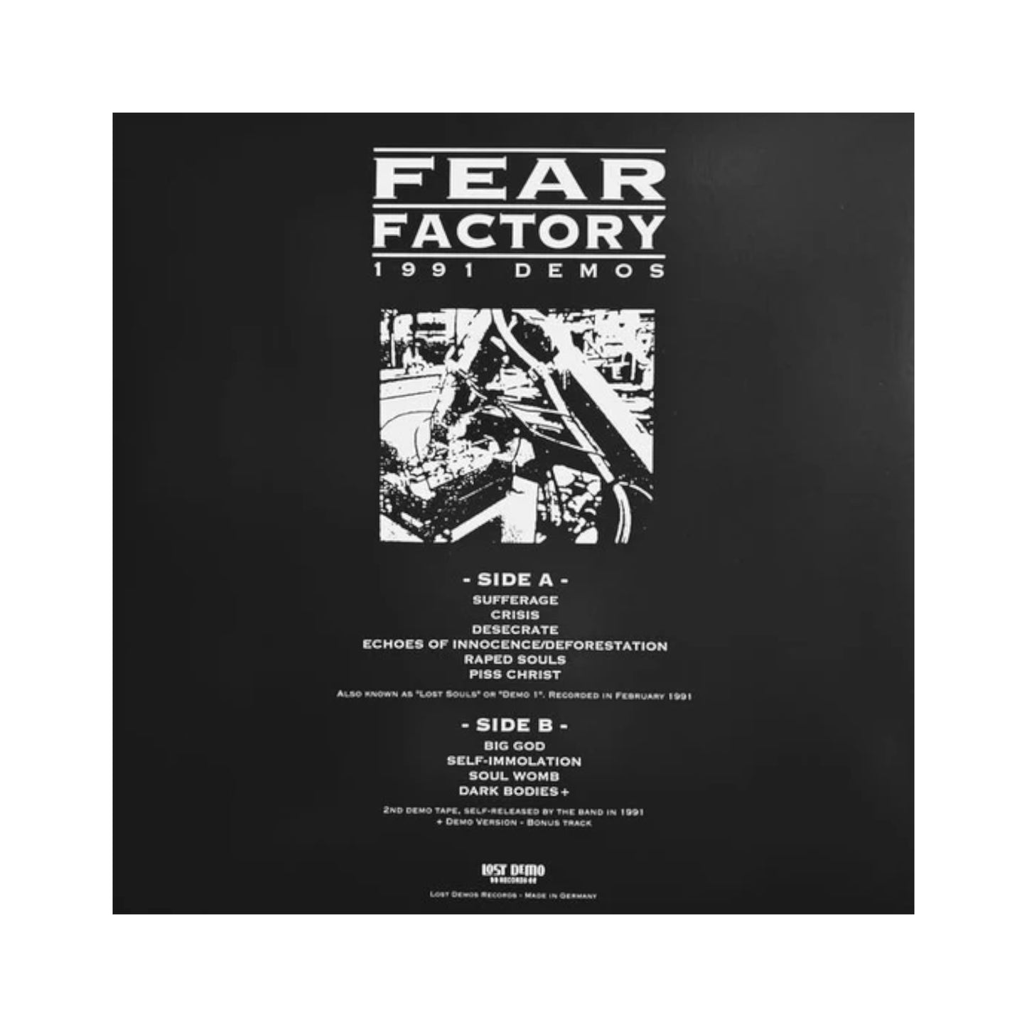 Fear Factory - 1991 Demos LP (color vinyl)