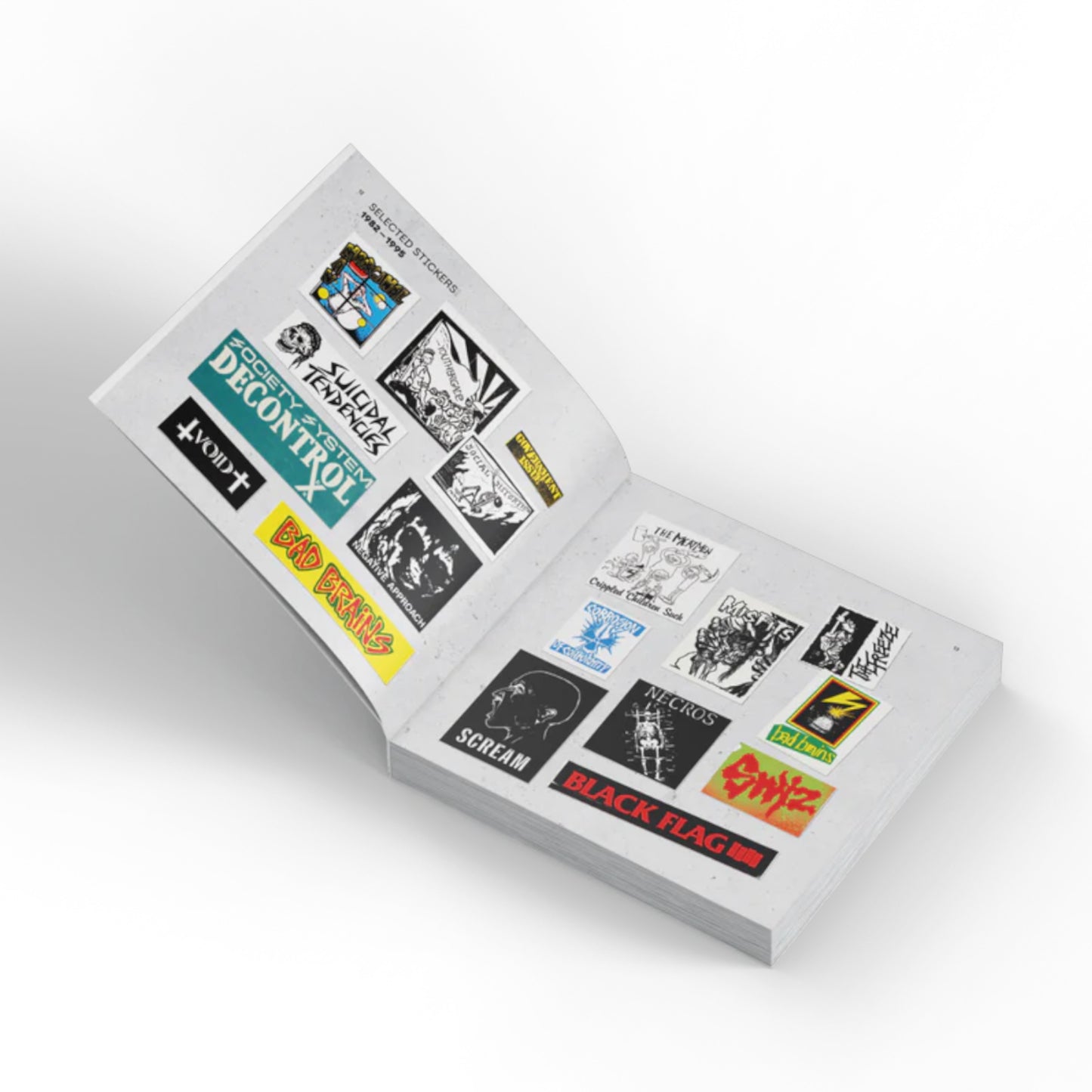 Free Stickers with Every Order: A History of Hardcore Stickers BOOK by Thomas Rackow