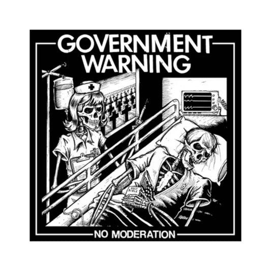Government Warning - No Moderation LP (color vinyl)
