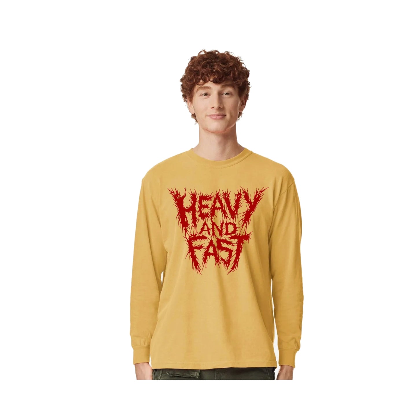 Heavy and Fast Long Sleeve shirt (Comfort Colors)