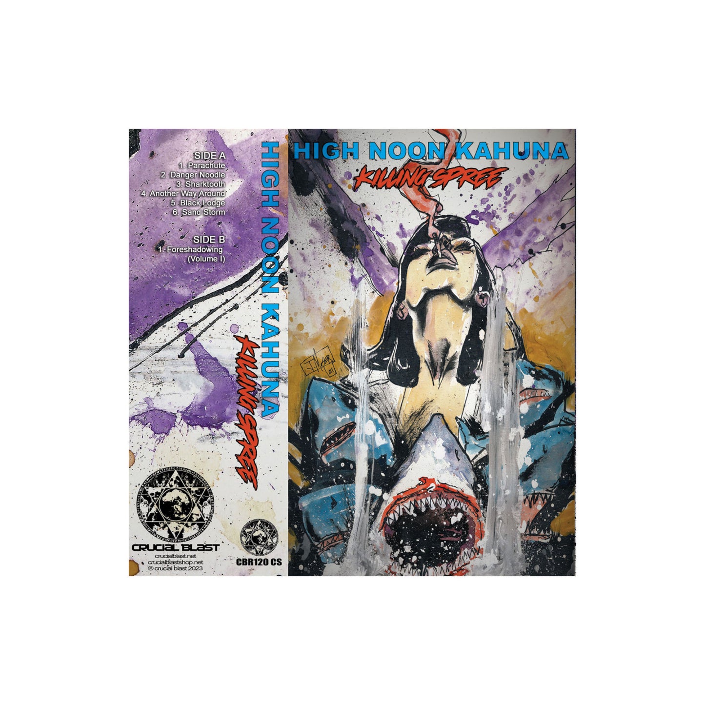 High Noon Kahuna - Killing Spree cassette tape