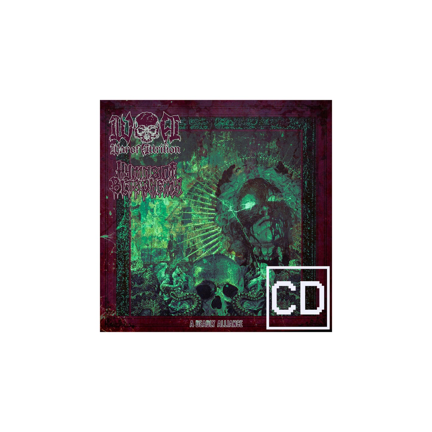 Hymns of Blasphemy / War of Attrition - A Deadly Alliance CD