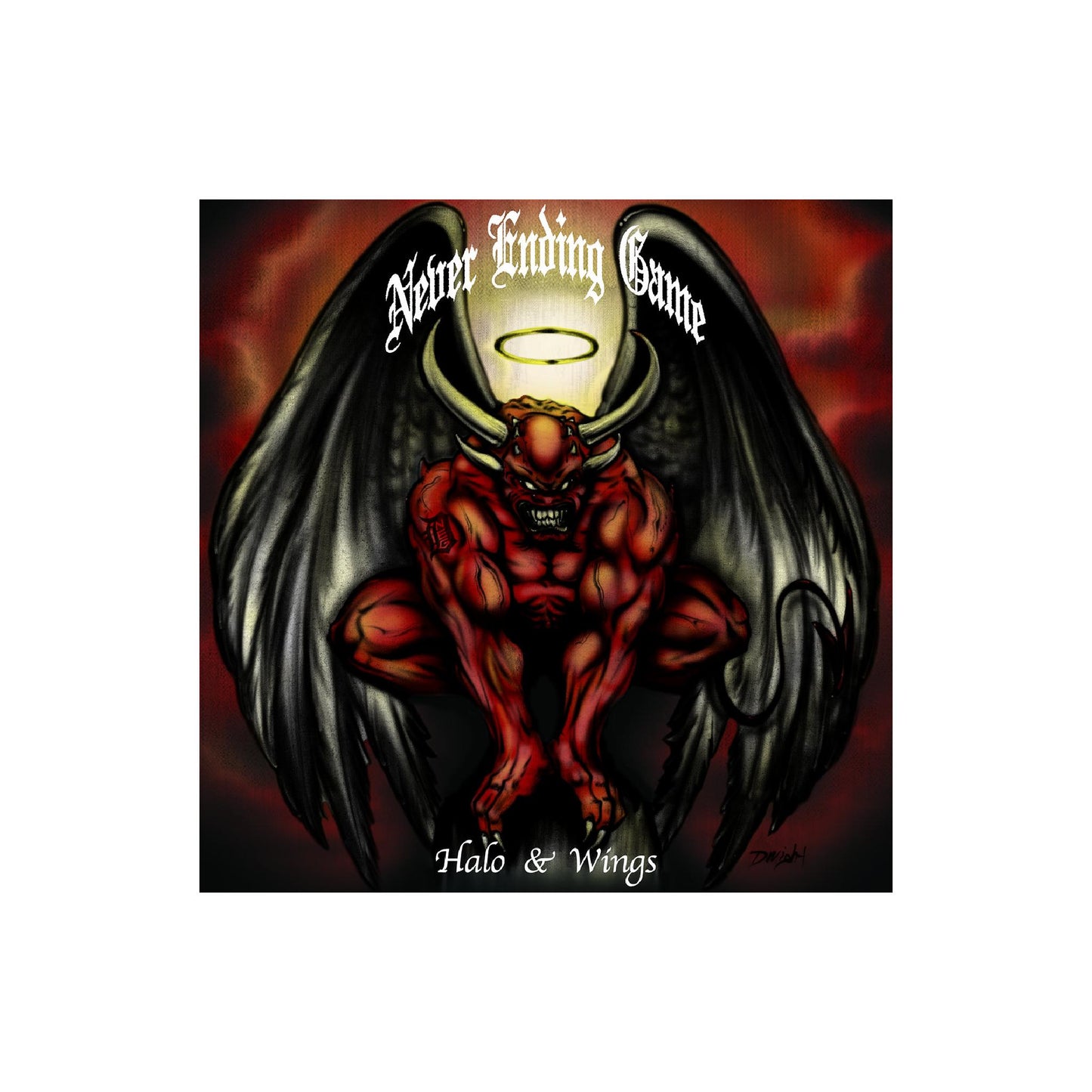 Never Ending Game - Halo & Wings 7" EP (color vinyl)