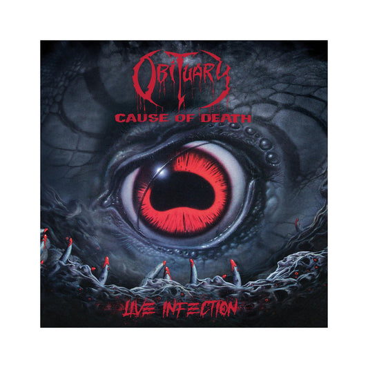 Obituary - Cause of Death:Live Infection LP (color vinyl)