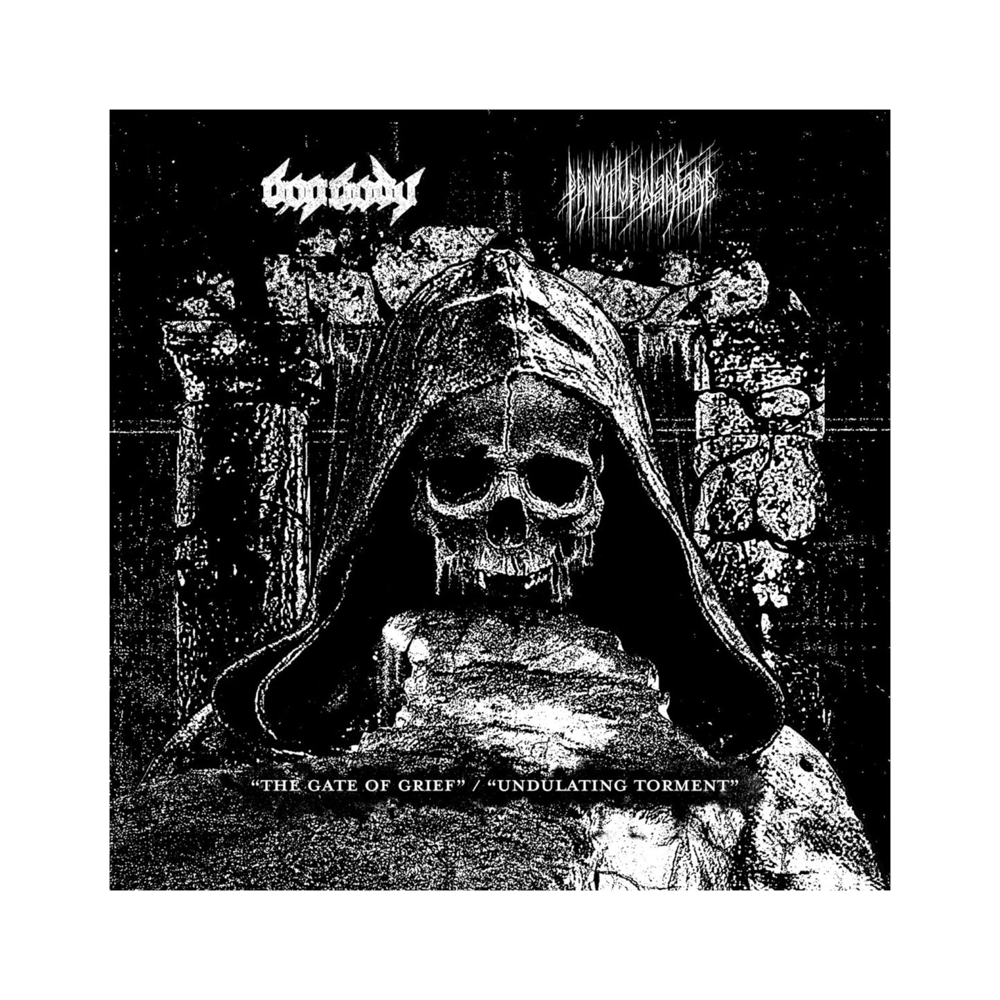 Bog Body & Primitive Warfare split LP (black vinyl)