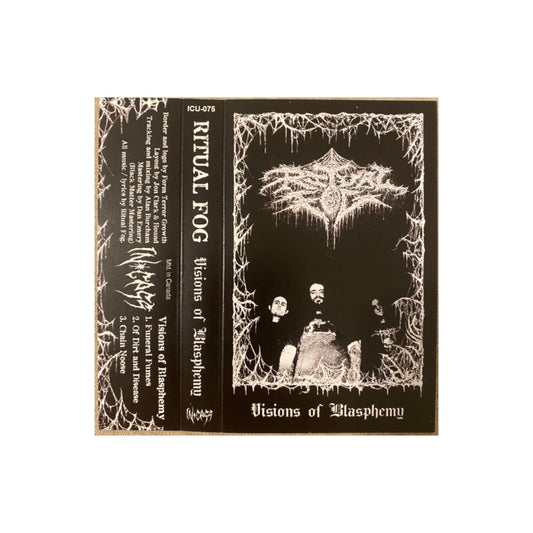 Ritual Fog ‎– Visions of Blasphemy cassette tape