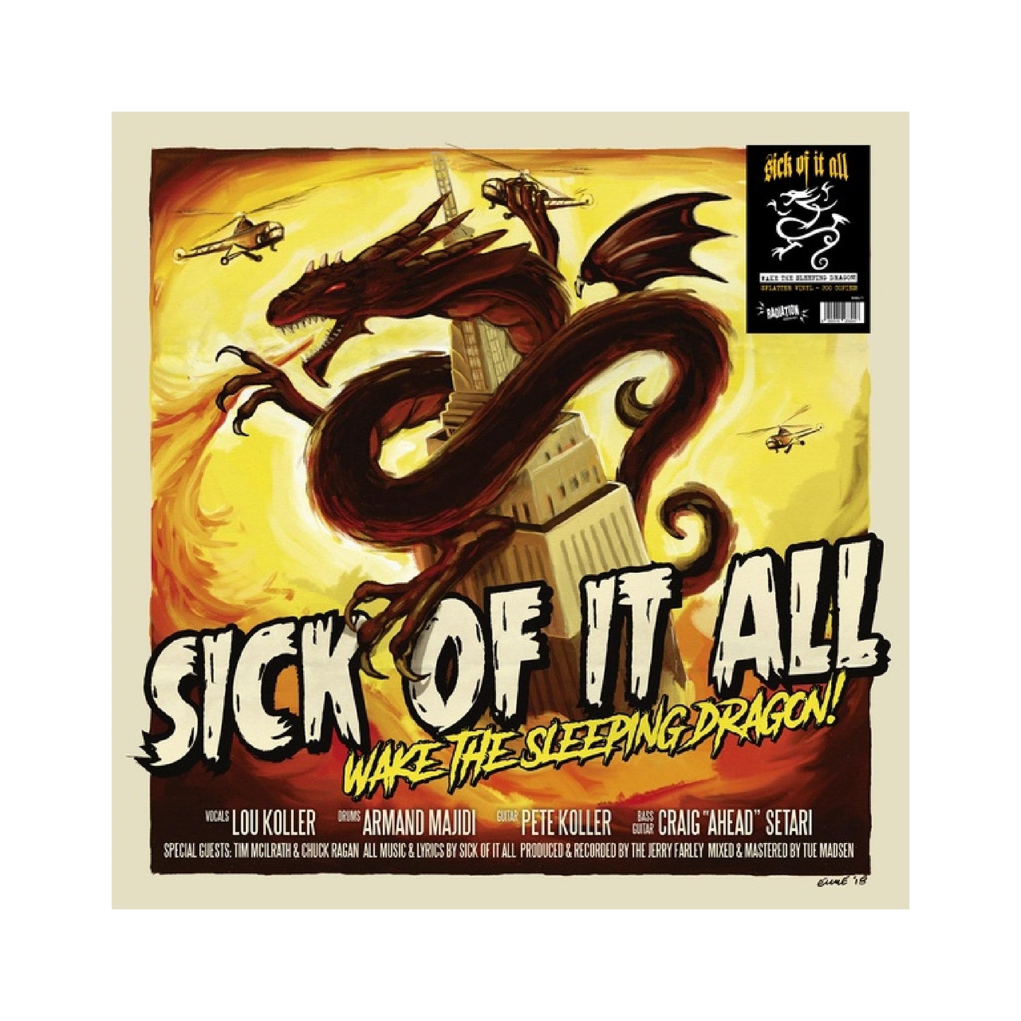 Sick of It all - Wake the Sleeping Dragon LP (black vinyl)