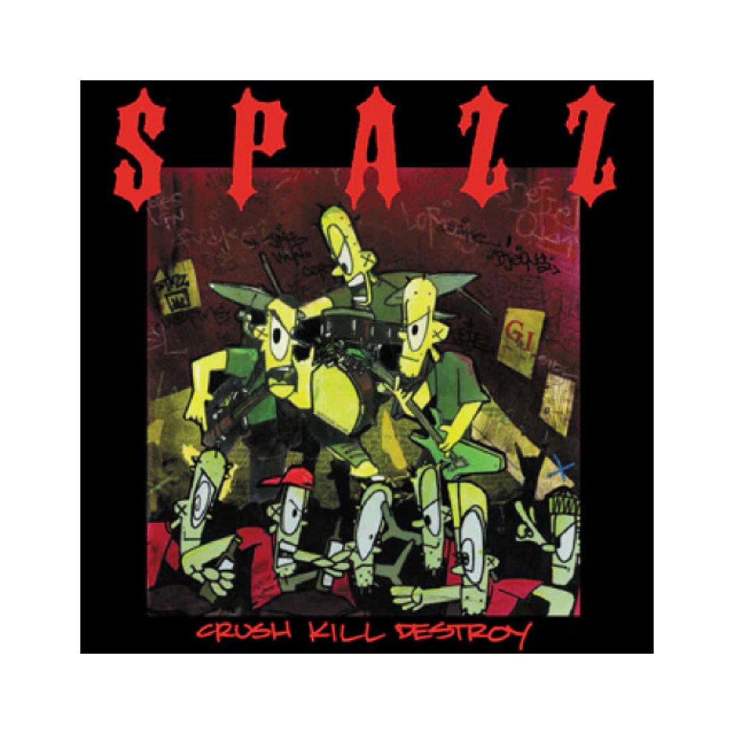 SPAZZ - Crush Kill Destroy LP (color vinyl)