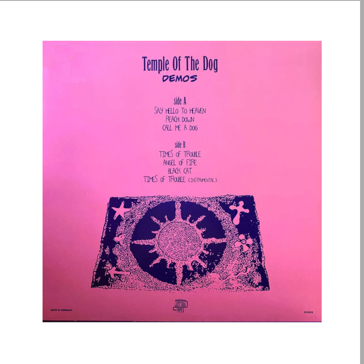 Temple of the Dog - Demos LP (color vinyl)