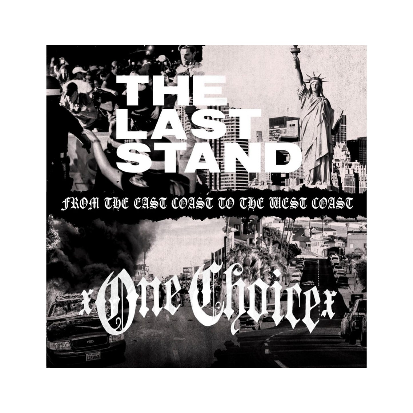 The Last Stand / One Choice Split - From The East Coast to the West Coast LP (color vinyl)