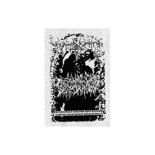 Virulent Specter / Ceremonial Crypt Desecration ‎– Encroaching Hideous Aura Draws Inward From Astral Bilocation cassette tape