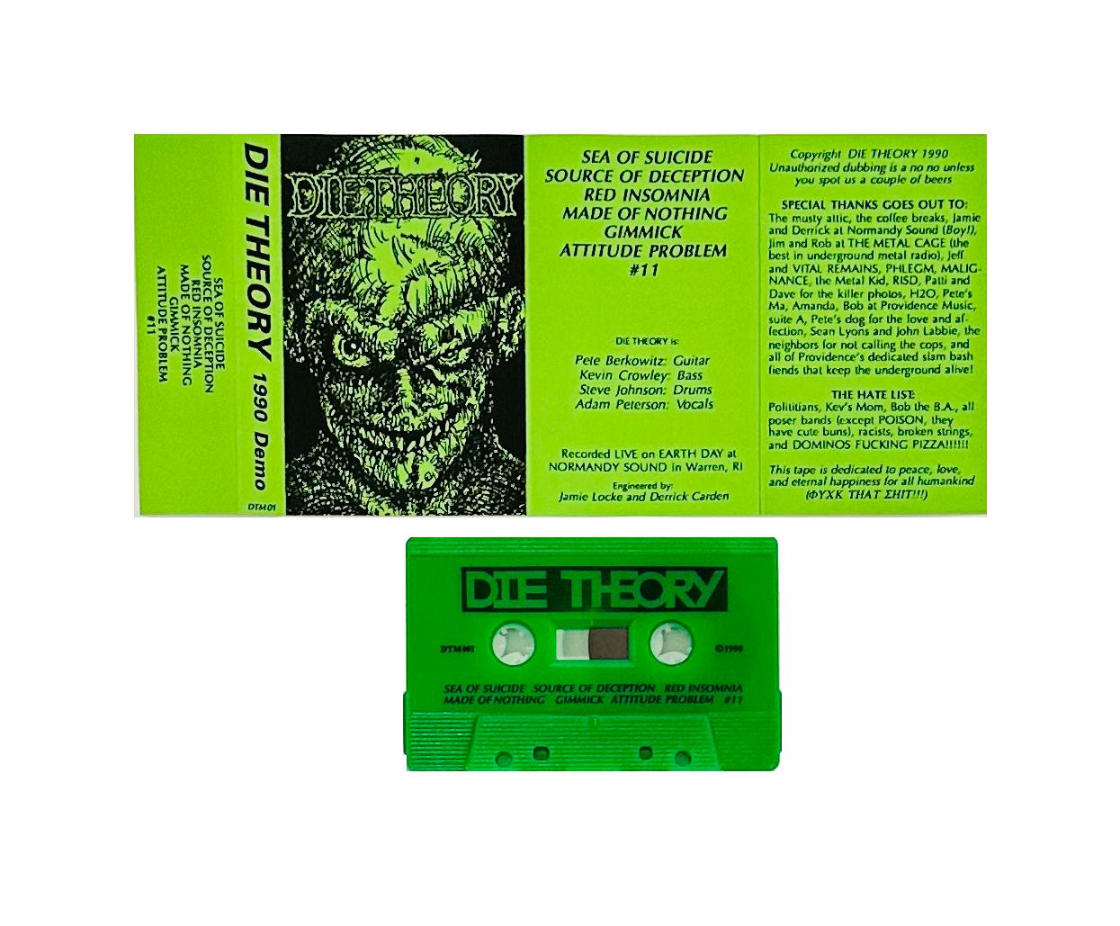 Die Theory - 1990 Demo cassette tape