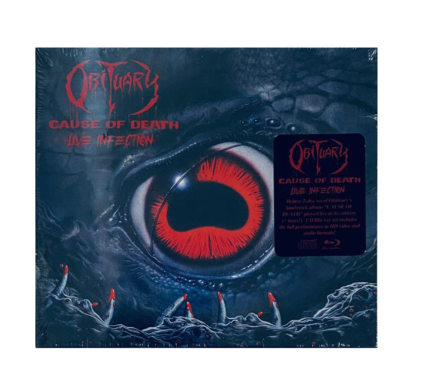 Obituary - Cause of Death, Live Infection CD & DVD
