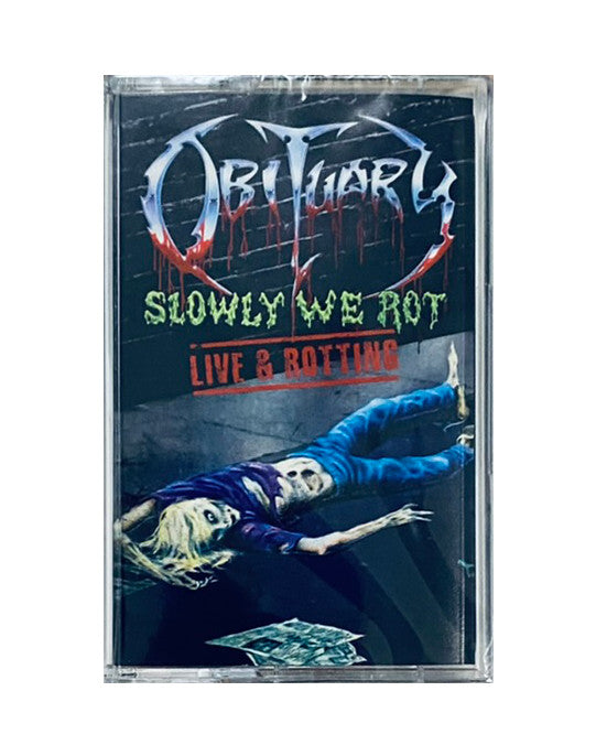 Obituary - Slowly We Rot, Live and Rotting CS tape